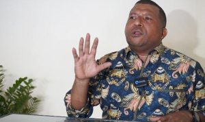 Yanto-Amus-Ijie Juru bicara Tim Deklator Pemekaran Provinsi Papua Barat Daya (PBD), Yanto Amus Ijie, menepis isu bahwa kehadiran provinsi ke-38 di Indonesia itu hanya untuk kelompok tertentu, Kamis (1/12/2022) - Unjuk rasa yang rencananya dilakukan Tim Deklarator, Tim Presidium, dan Tim Percepatan Pemekaran Provinsi Papua Barat Daya di Kantor Gubernur Papua Barat Daya dan Kantor Wali Kota Sorong pada Rabu (15/3/2023) hari ini ditunda. Ini penjelasan koordinator aksi, Yanto Amus Ijie.